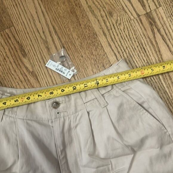 NWT Madewell Womens Beige Pleated Lyocell-Blend Superwide Leg Pant Size Small - Picture 9 of 10